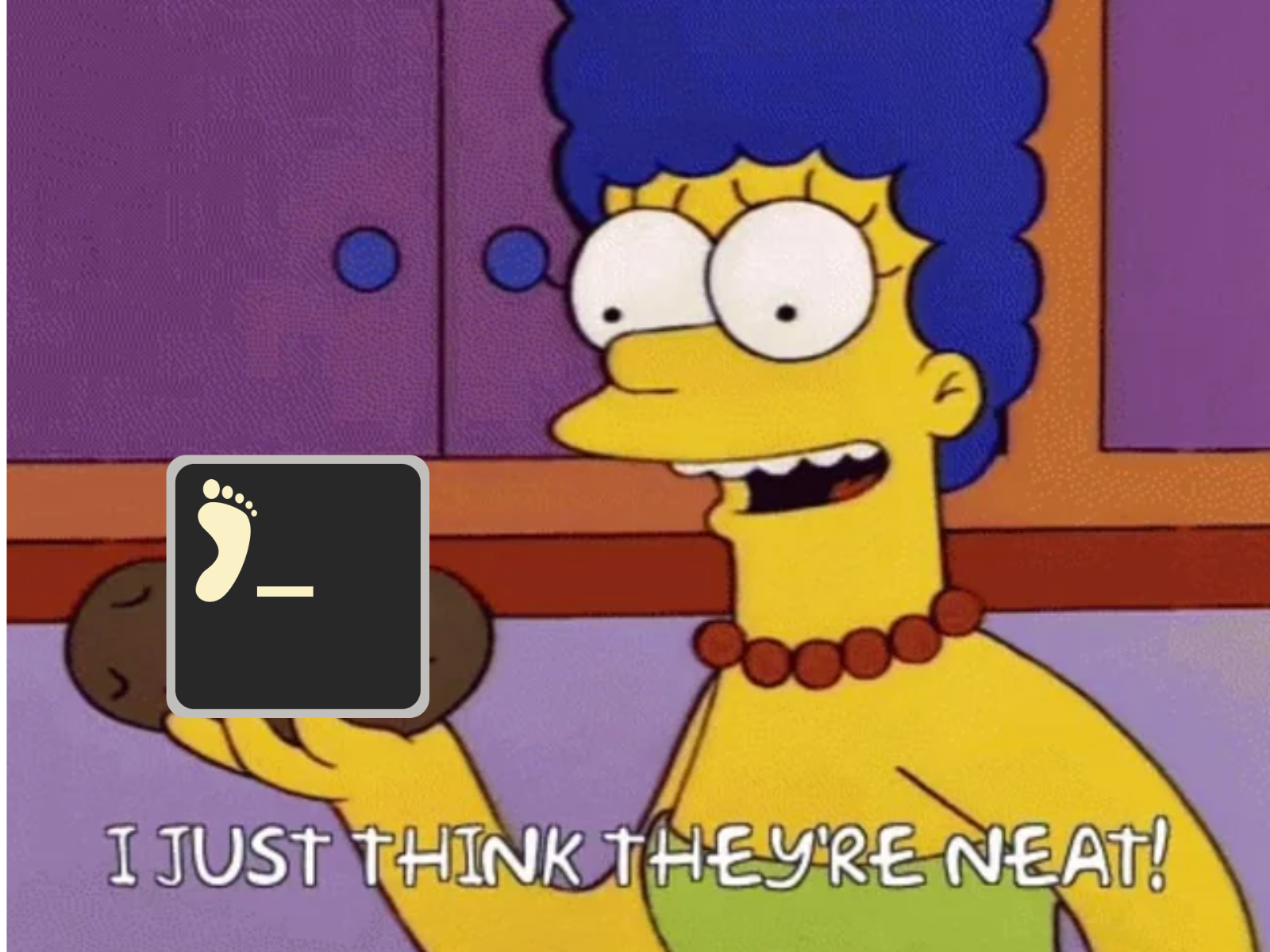 foot - I just think it's neat