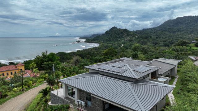 New Luxury Home with Whitewater Ocean Views Above Dominicalito Bay in Domicalito