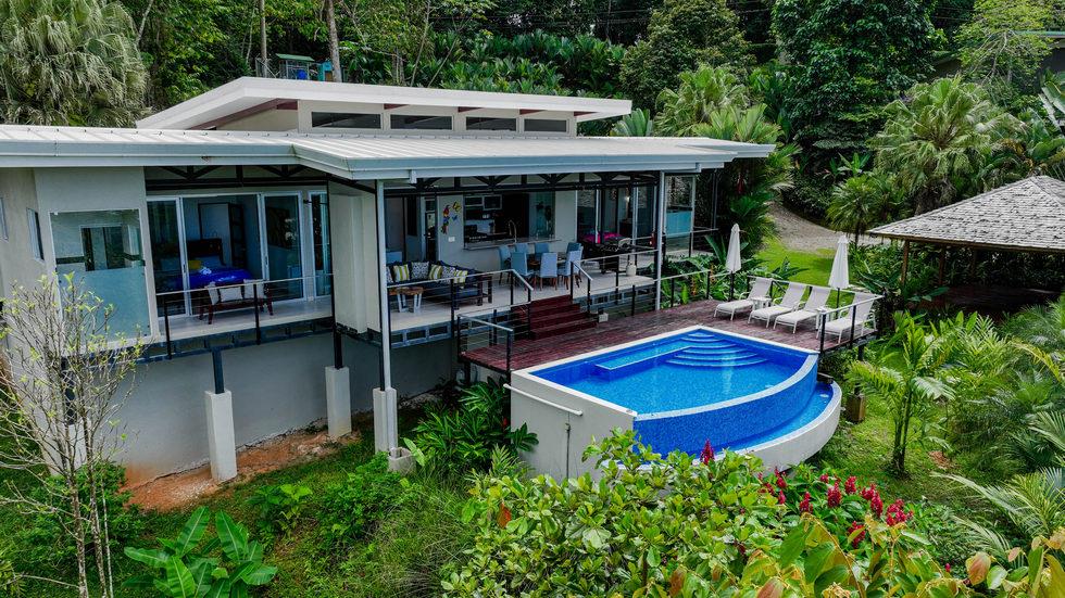 Luxury Villa With Guest House and Ocean Views of Costa Ballena in Dominical