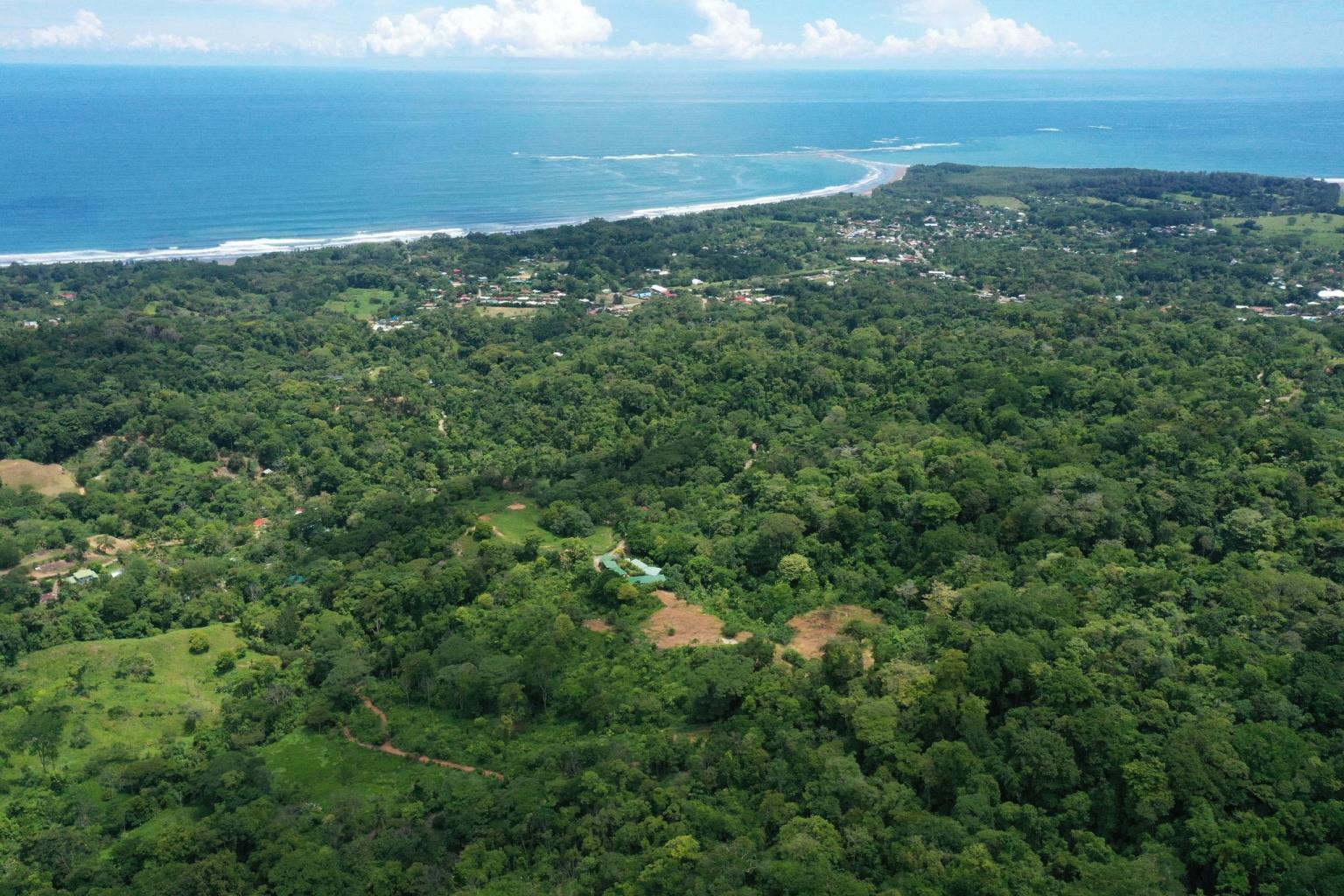 Ocean View Development Property With Legal Water, Public Road in Uvita