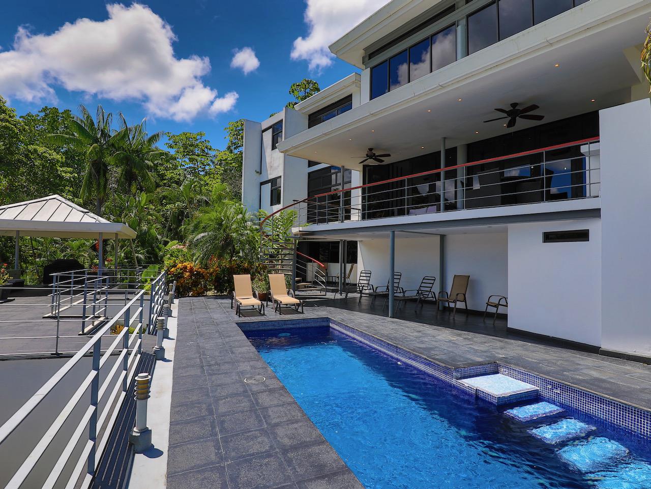Contemporary Home Plus Adjacent Lot with Caretaker’s House for Sale in Manuel Antonio