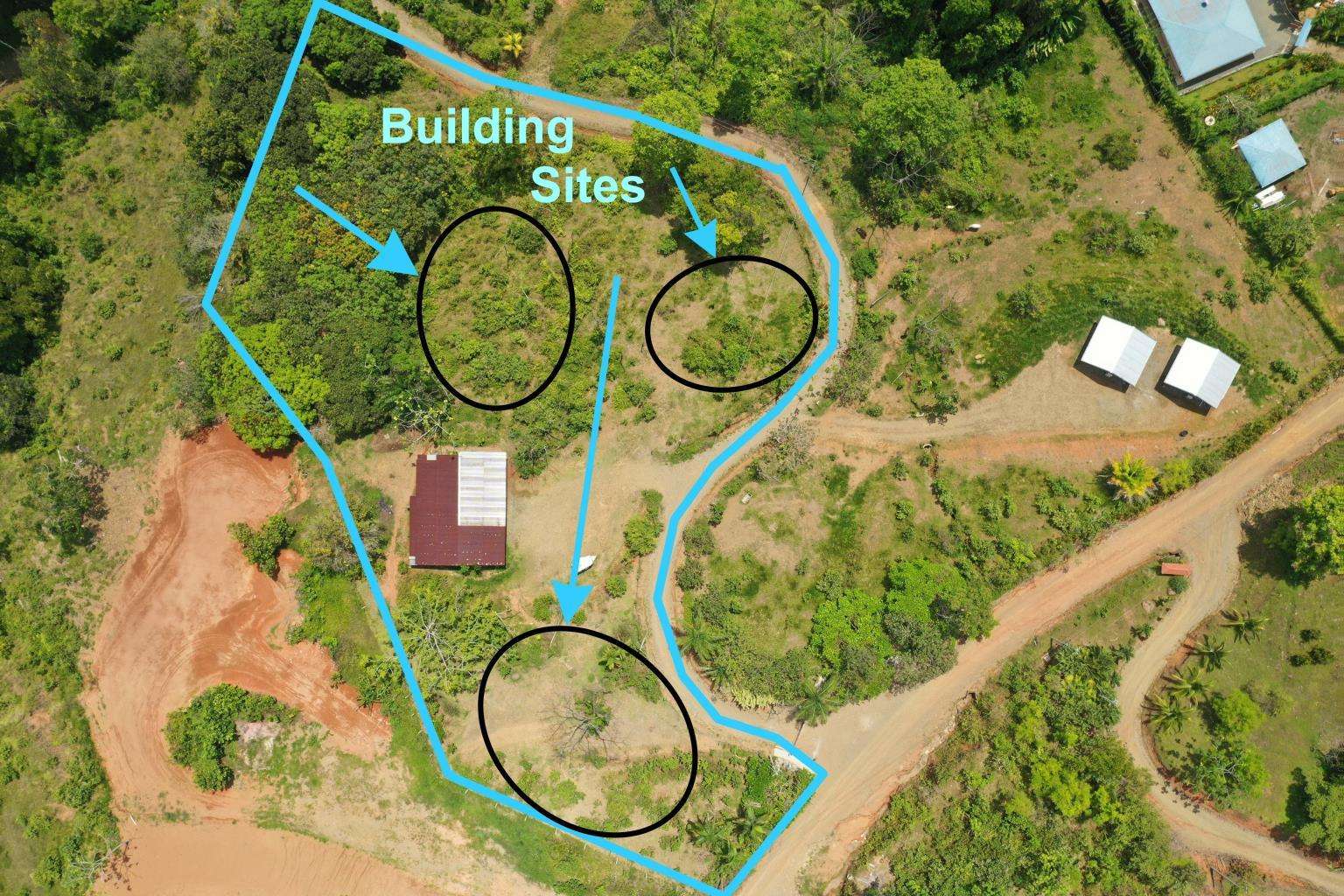 Building Site with Horse Stable in Hills of Portalon Close to Quepos