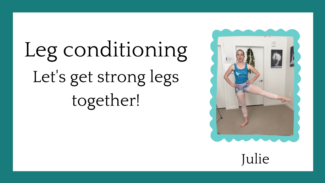 10 mins standing leg conditioning routine -- Feb 17