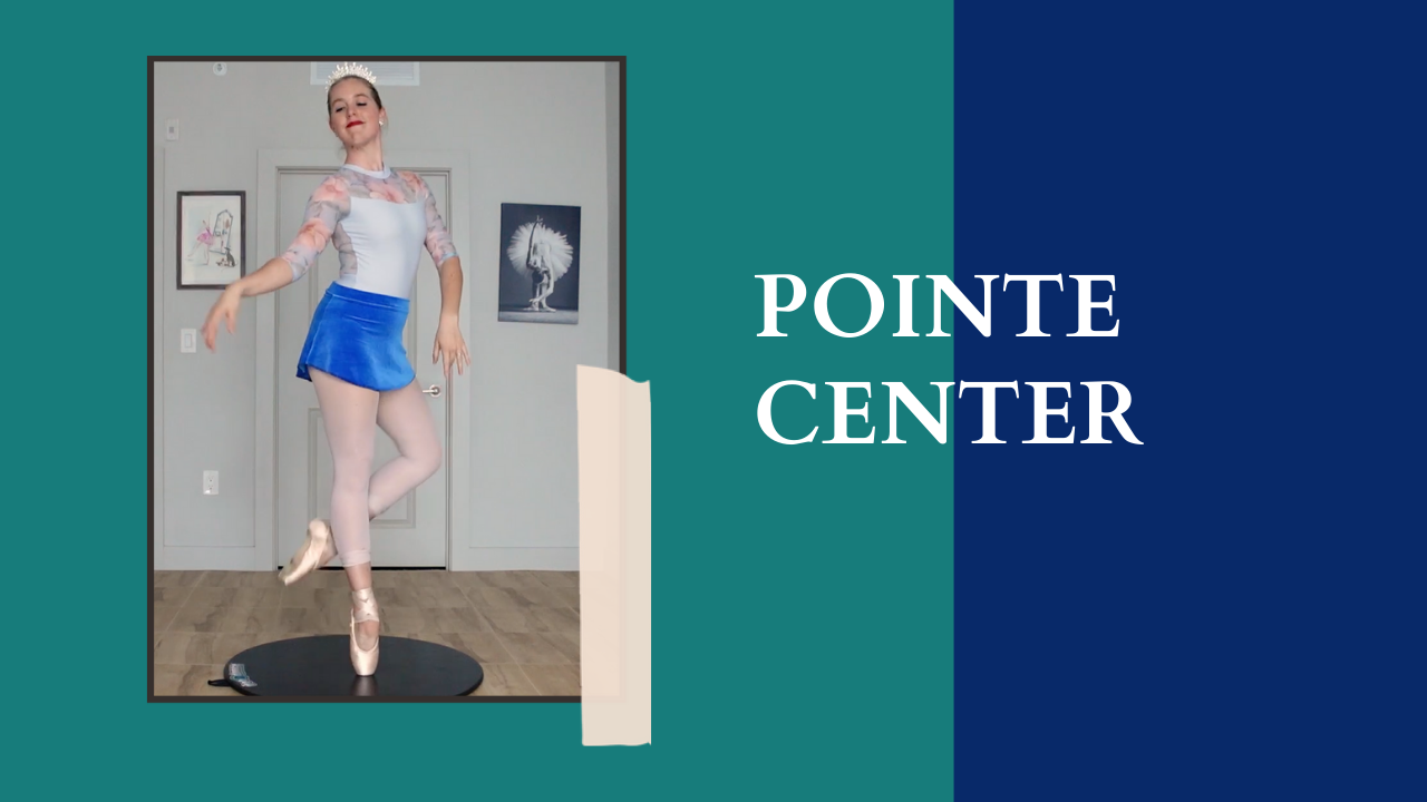 Intermediate Pointe - ~5 mins quick barre warmup + 25 mins Pointe Center -- Nov 3