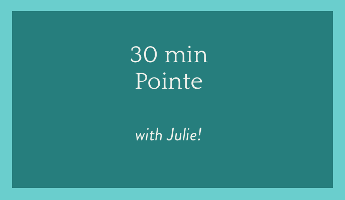Intermediate Pointe Barre + Turns en Pointe -- Aug 23