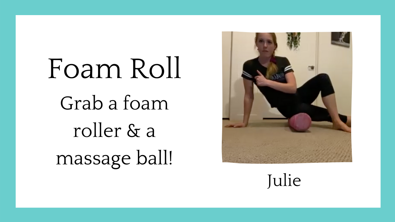 Rest & Recover - 20 mins foam roll & massage with ball for releasing quads, inner thighs, hips, and calves -- Oct 8
