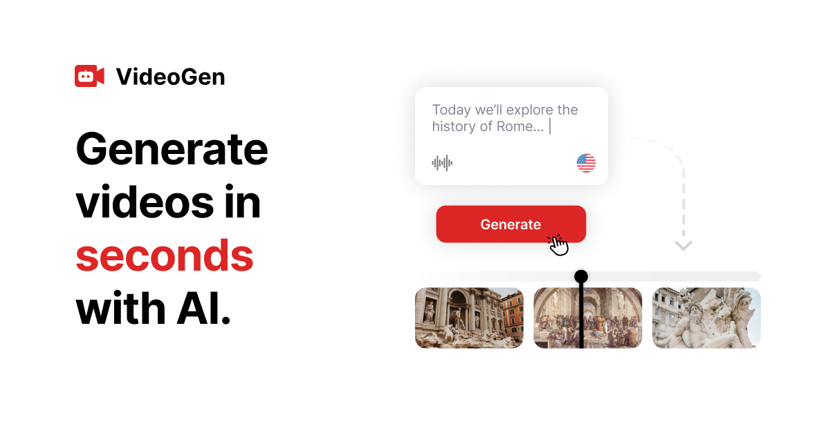 VideoGen - AI Video Generator - Create Videos in Seconds