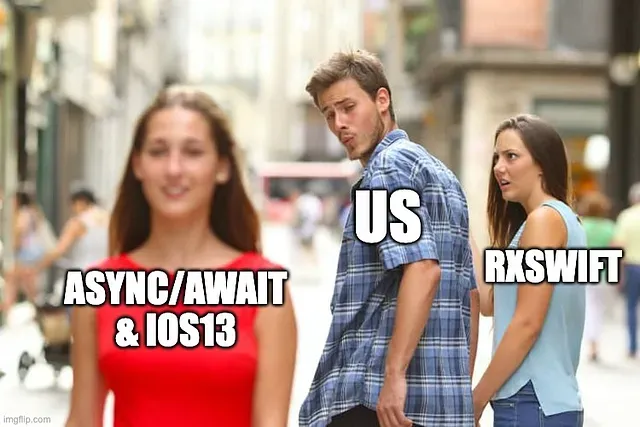 Story about us migrating from RxSwift to Swift Concurrency