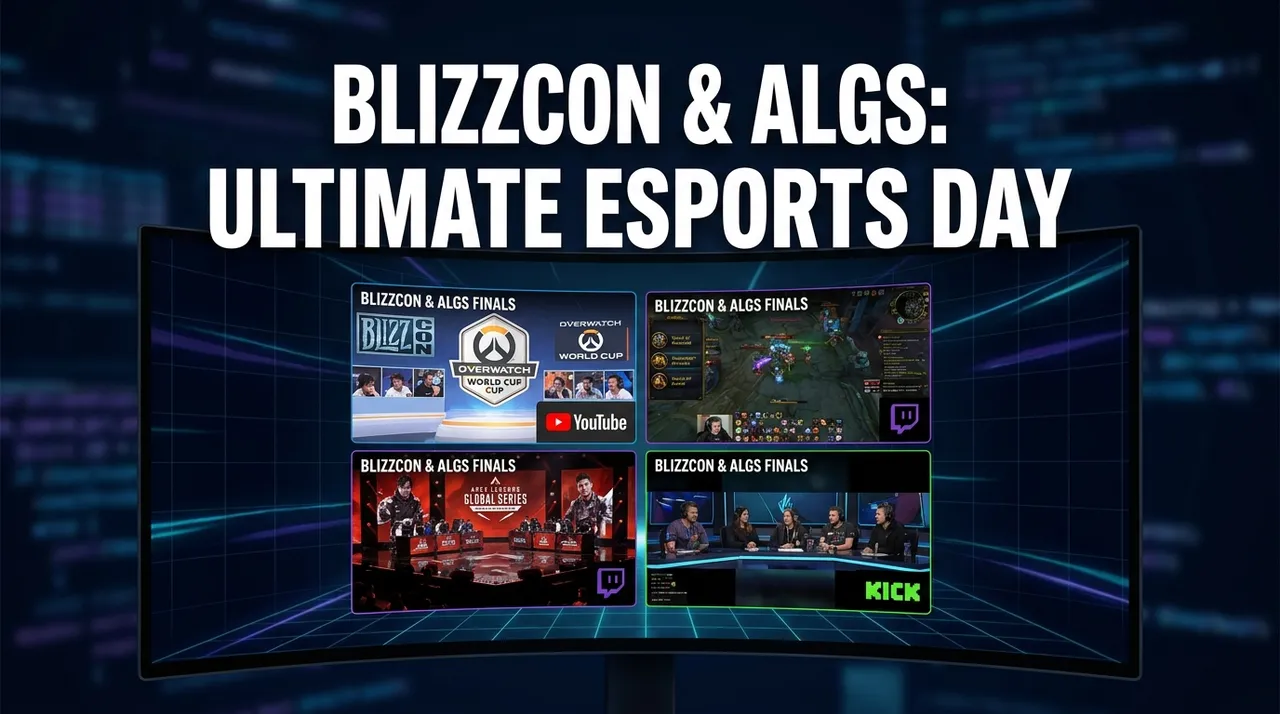 BlizzCon, ALGS Finals: Today's Esports Grid