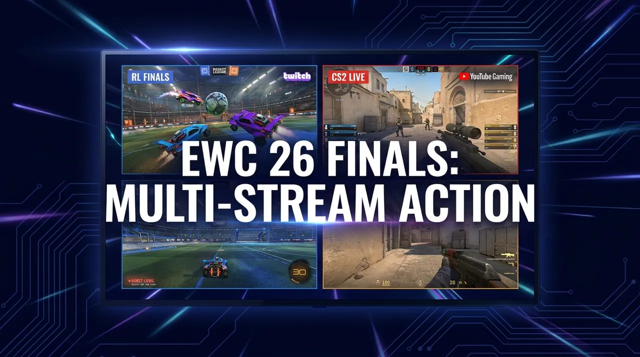 EWC 26: RL Finals & CS2 – Track The Chaos Live