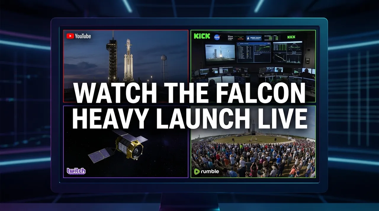 Falcon Heavy Roman Space Telescope Launch: Multi-Stream Viewing Guide