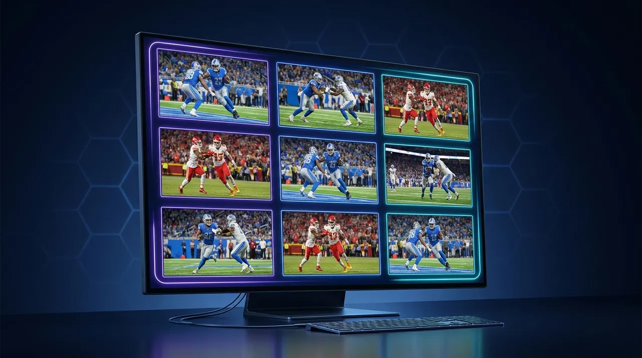 Fantasy Football Sunday: Analyst and Watch-Along Streams in One Grid