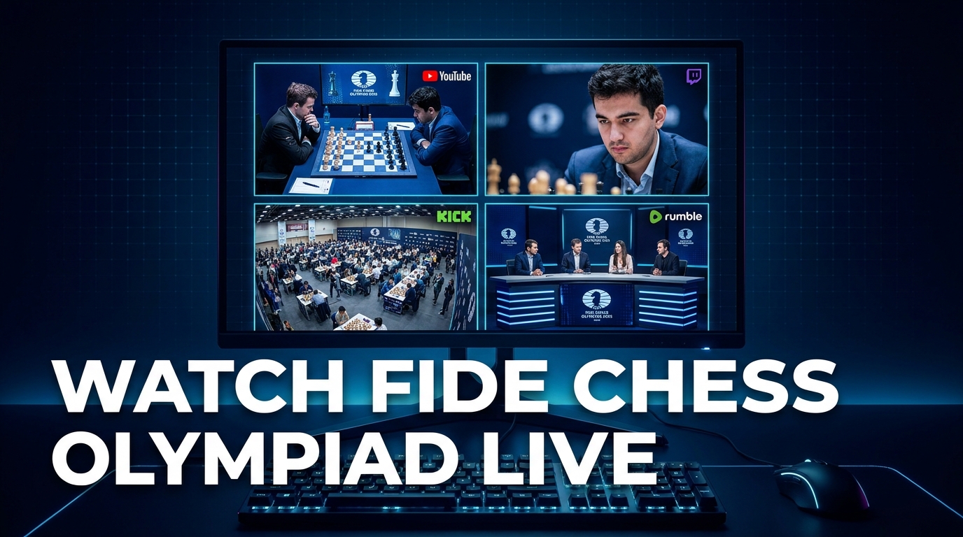 FIDE Chess Olympiad 2026: Watch Every Gambit, Every Strategy, Across All Streams Simultaneously