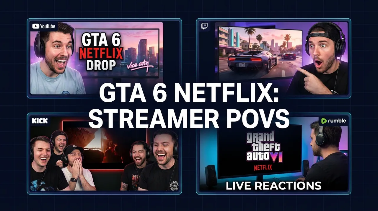 GTA 6 Netflix Drop: All Live Streamer POVs