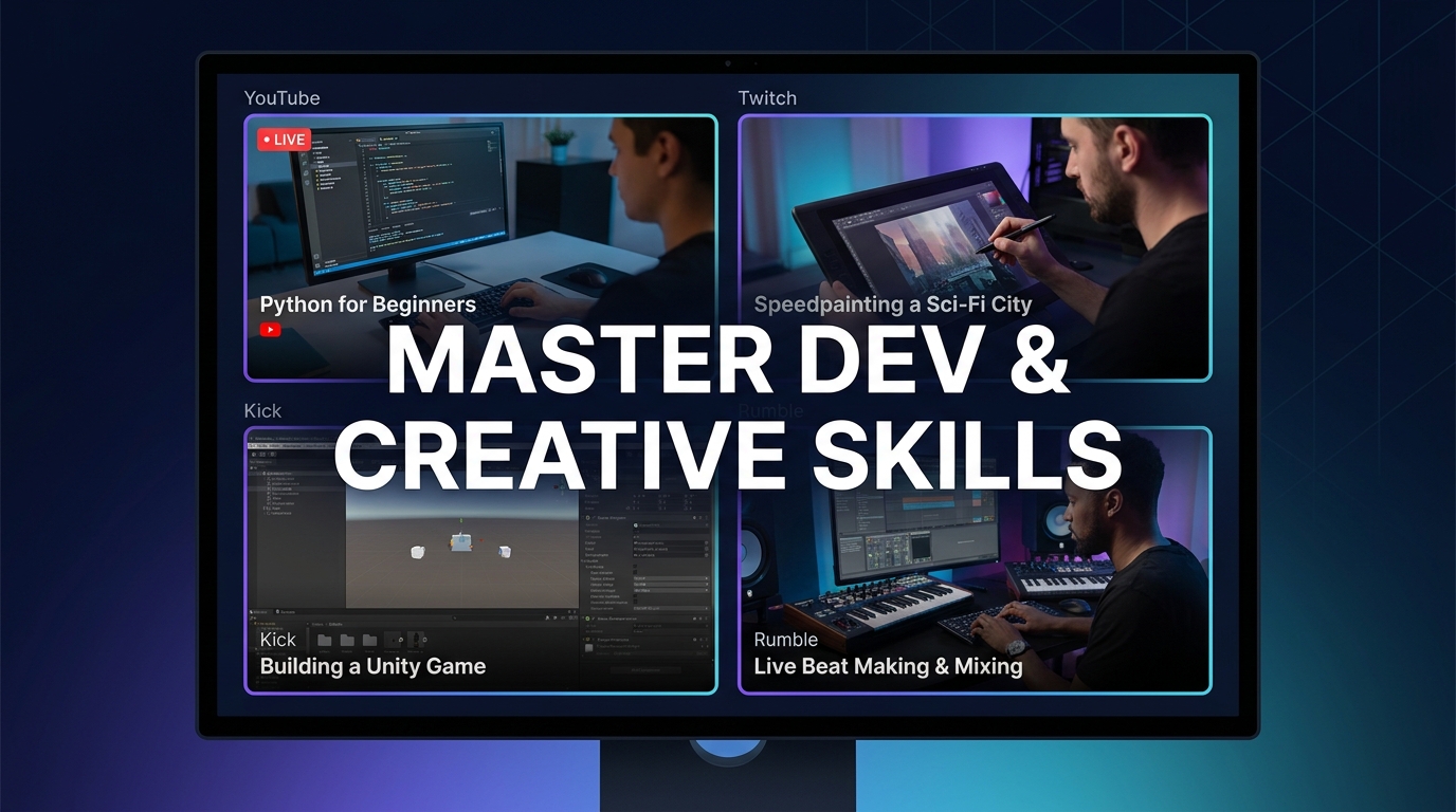 Multi-Stream: Learn & Master Dev & Creative Skills