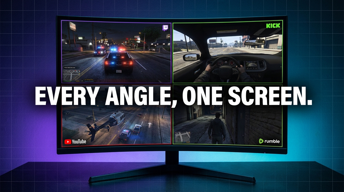 NoPixel RP: Every POV, One Screen
