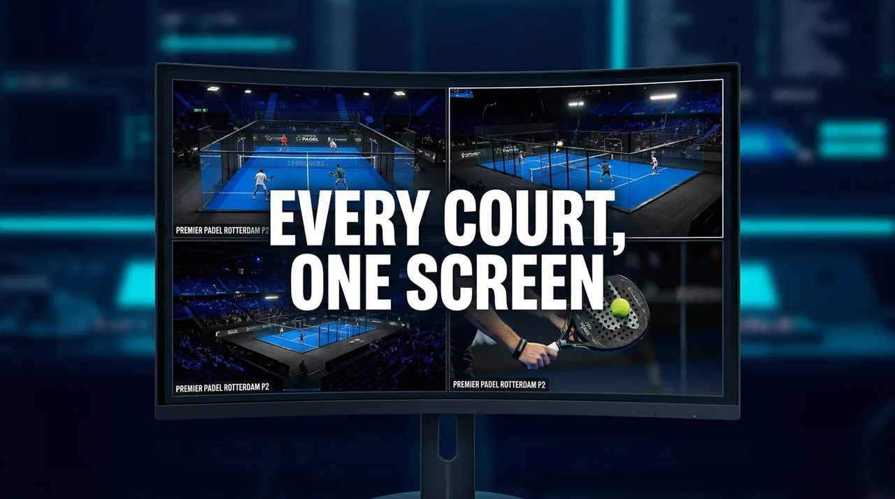 Premier Padel Rotterdam P2 2026: Multi-Court Viewing Guide