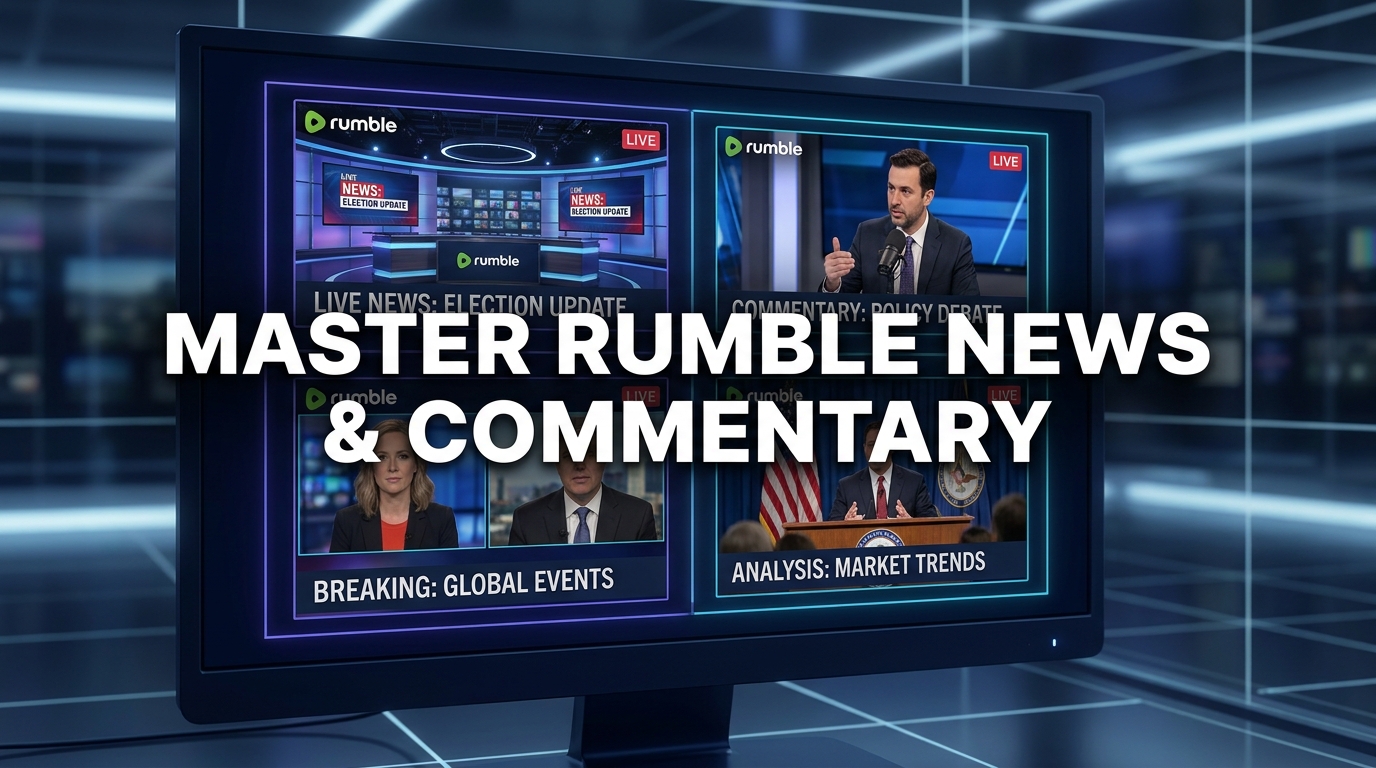 Rumble Multi-Stream: Master Live News & Commentary