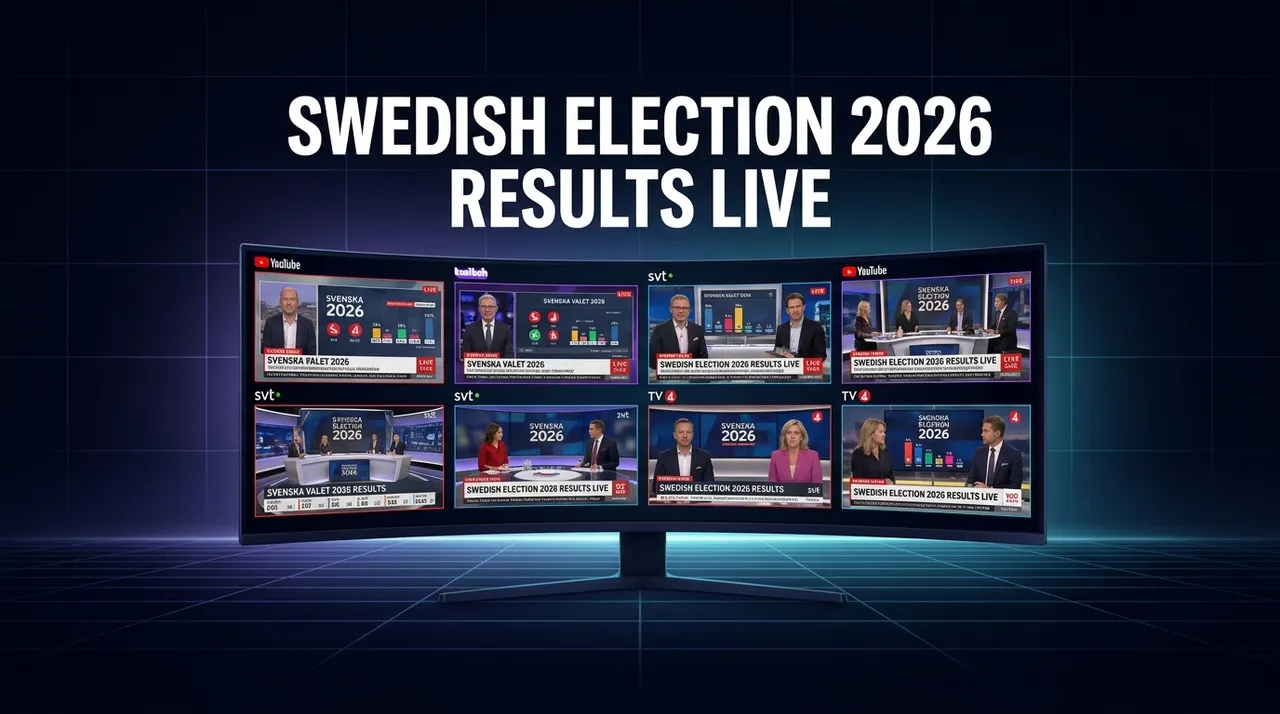 Don't Miss a Single Vote: Watch Every Swedish General Election 2026 Results Stream at Once