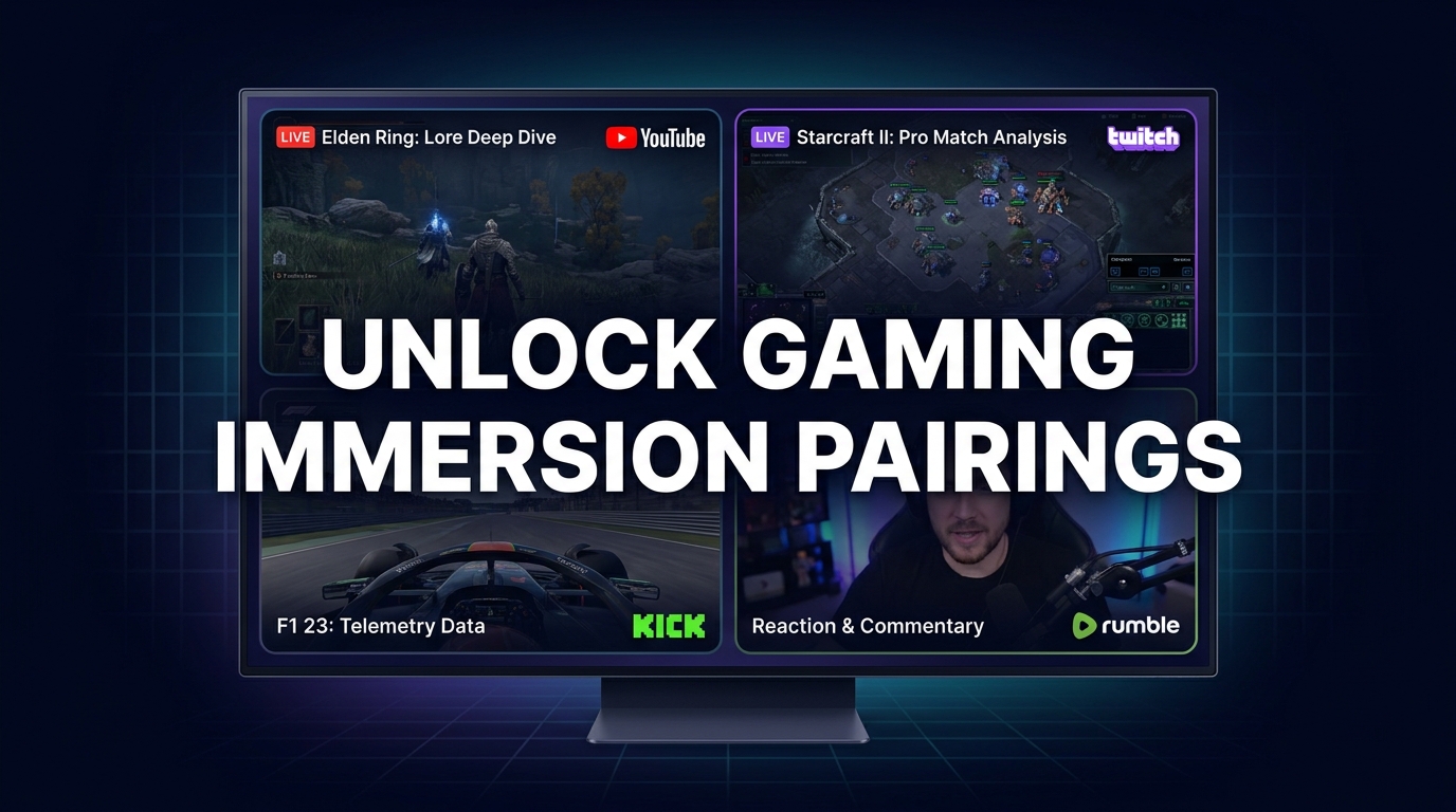 5 Unique Stream Pairings for Deeper Gaming Immersion