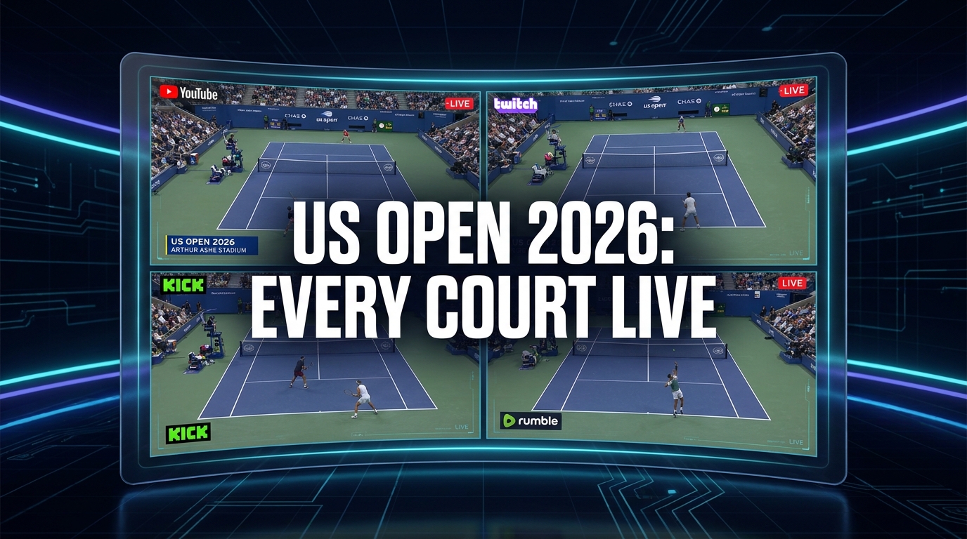 US Open 2026: Multi-Stream Every Match & Court