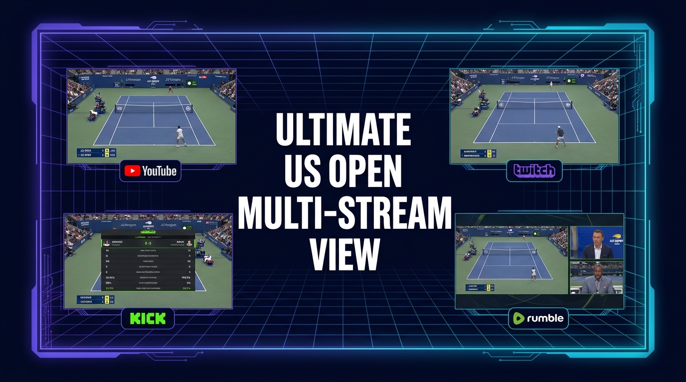 US Open Tennis 2026: Master Every Serve, Volley, and Match with Multi-Stream Power