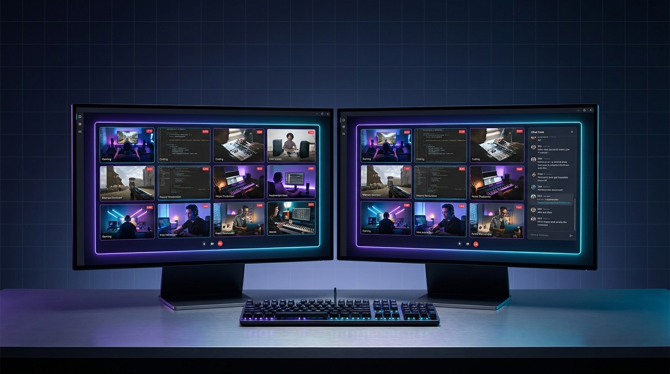 ViewGrid: Master Your Dual Screen Streaming Setup