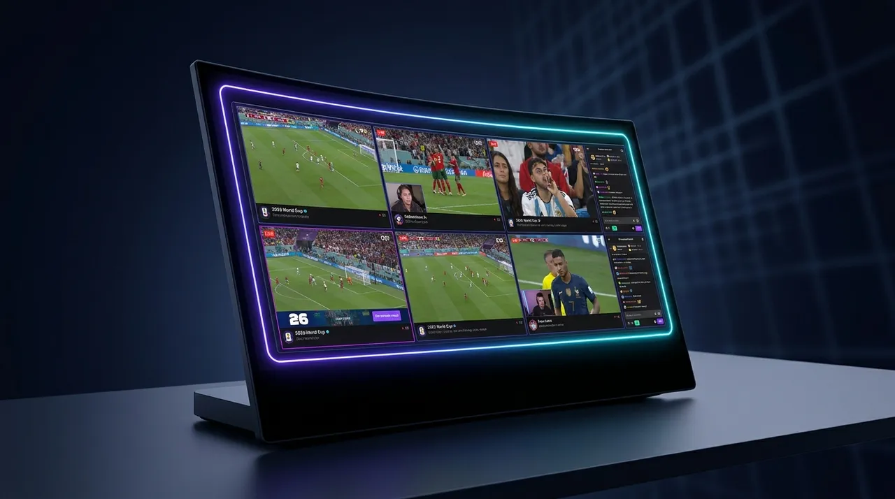 Watch Multiple Twitch Streams for World Cup Games