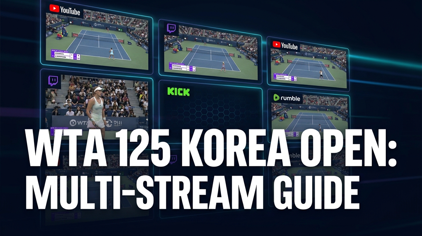 Watch Every Angle of the WTA 125 Korea Open: Your Ultimate Multi-Stream Viewing Guide