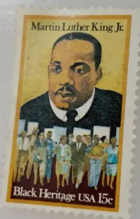 Another photo of the United States 1979 15 cents Martin Luther King Jr. Black Heritage stamp