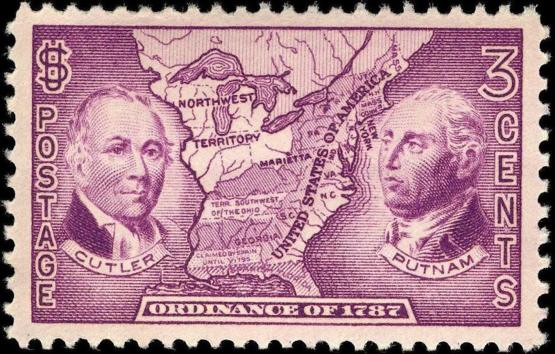 United States 1937 3 cents Ordinance of stamp, photographed by a collector