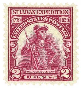 Another photo of the United States 1929 2c Sullivan Expedition stamp