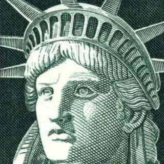 Another photo of the United States 1971 17c Liberty stamp