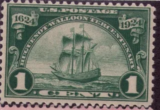 United States 1924 1c Timbre commémoratif stamp, photographed by a collector
