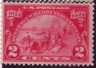 United States 1924 2c Timbre commémoratif stamp, photographed by a collector