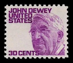Another photo of the United States 1968 30 cents 00JohnDewey stamp