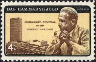 United States 1962 4c The Sn Mi I stamp, photographed by a collector
