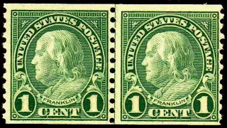 Another photo of the United States 1922 1c Franklin stamp