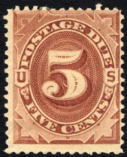 Another photo of the United States 1879 5c 1893stamp stamp