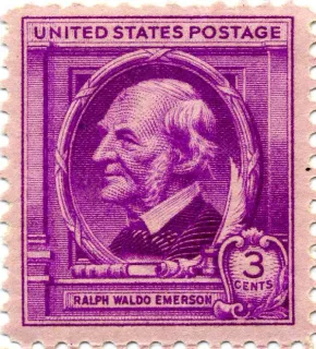 Another photo of the United States 1940 3c RalphWaldoEmerson stamp