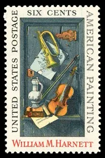 Another photo of the United States 1969 10c WilliamMHarnettStamp stamp