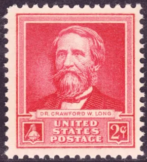 United States 1940 2c FamAmer d stamp, photographed by a collector