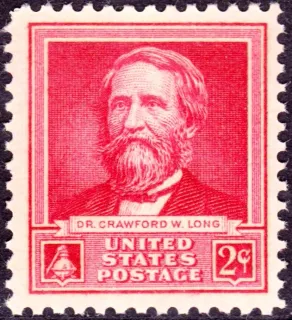 Another photo of the United States 1940 2c FamAmer d stamp