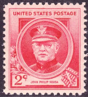 United States 1940 2c FamAmer e stamp, photographed by a collector