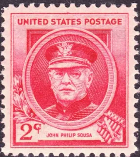 Another photo of the United States 1940 2c FamAmer e stamp