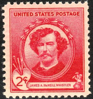 Another photo of the United States 1940 2c FamAmer f stamp