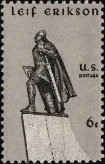 Another photo of the United States 1968 6c LeifErikson1968stamp stamp