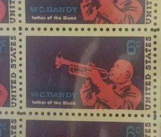 United States 1969 6 cents W c handy stamp, photographed by a collector