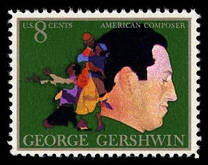 Another photo of the United States 1973 8c George Gershwin U.S stamp