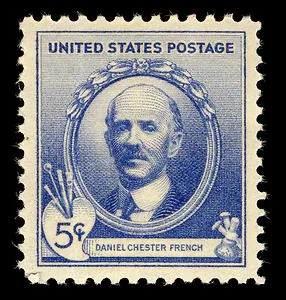 Another photo of the United States 1940 5c DCF stamp